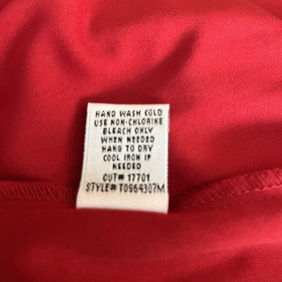 NWT Y2K Babydoll Midi Dress Red w/ Black Mesh Overlay Sz 14 Whimsigoth Party - Picture 8 of 8